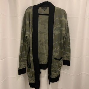 Express Camo cardigan
